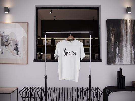 „Изявление на бунтаря – тениска с полицейска пародия“