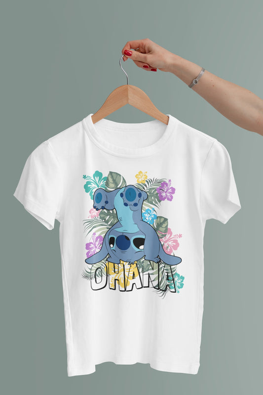 „Ohana Forever – Сладка тениска в островен стил“